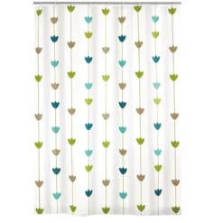 ValblueDuschvorhang Folie ca 180 x 200 cm Lilia multicolor
