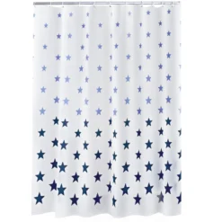ValblueDuschvorhang Stella Folie 180 x 200 cm blau
