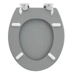 Valblue WC-Sitz Cement Betonoptik MDF-Holzkern Absenkautom. Metallscharn.