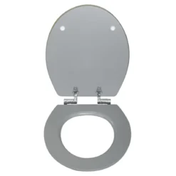 Valblue WC-Sitz Cement Betonoptik MDF-Holzkern Absenkautom. Metallscharn.