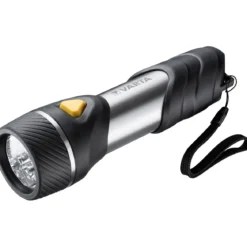 Varta LED-Taschenlampe Day Light Multi LED F30 mit Batterien schwarz