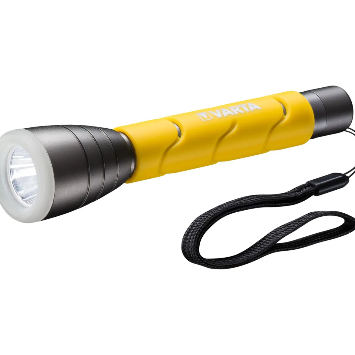 Varta LED-Taschenlampe Outdoor Sports F20 mit Batterien gelb