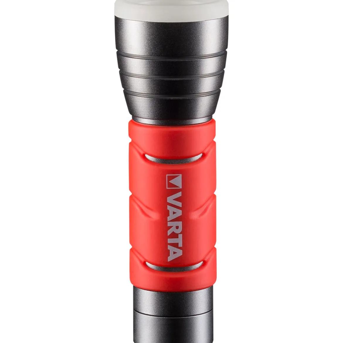 Varta LED-Taschenlampe Outdoor Sports mit Batterien rot