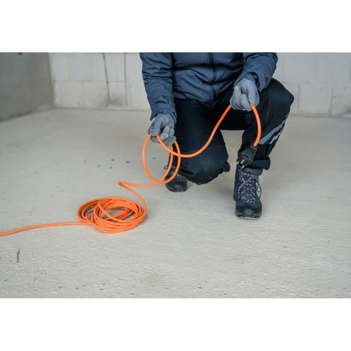 Verlaengerungskabel IP44, 20m orangeAT-N05V3V3-F 3G1,51,5