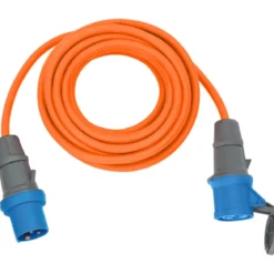 Verl.-Leitung 10m CEE230V/16A IP44H07RN-F3G2,5 orange Stecker u. Kupplung