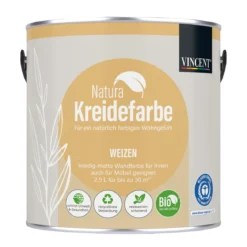 VincentNatura Kreidefarbe Weizen matt 2,5 L