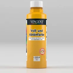 Vincent Voll- und Abtönfarbe goldgelb 0,5 L