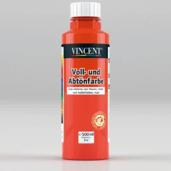 Vincent Voll- und Abtönfarbe orange 0,5 L