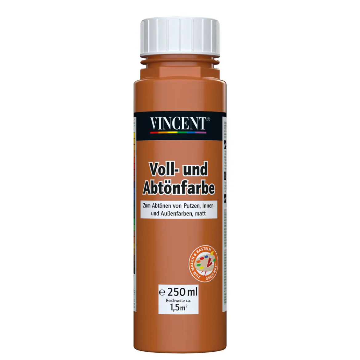 Vincent Voll- und Abtönfarbe terracotta 0,25 L