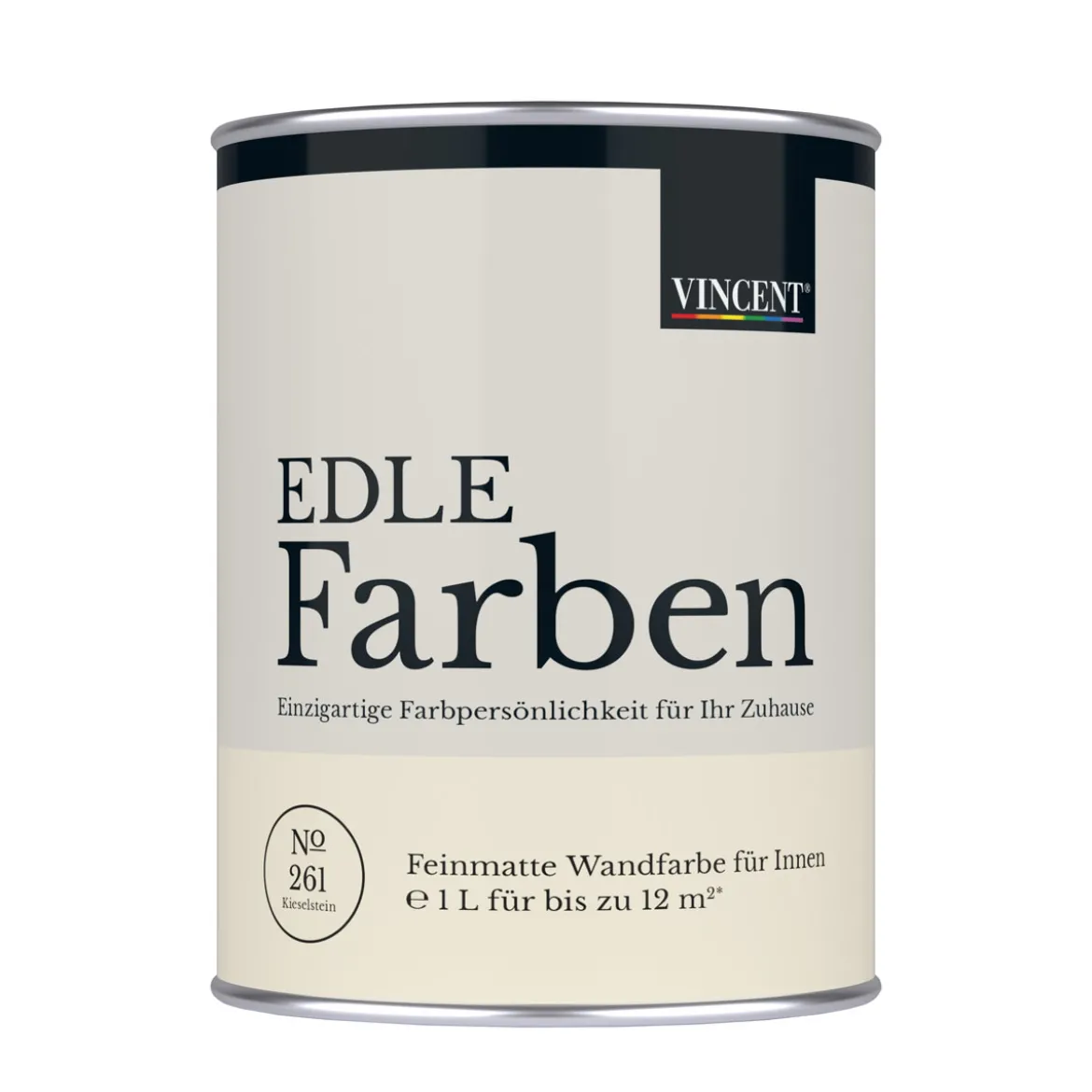 VincentWandfarbe EDLE Farben Kieselstein matt 1,0 L