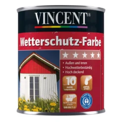 Vincent Wetterschutzfarbe Schokobraun 2,5 L