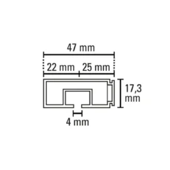 Vorhangschiene GE 1 150cm weiß