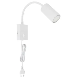 Wandleuchte Robby, exkl. 1x GU10 25WMetall weiss mattBxH: 70x440mm