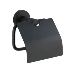 WC-Papierhalter m Deckel Bosio Black