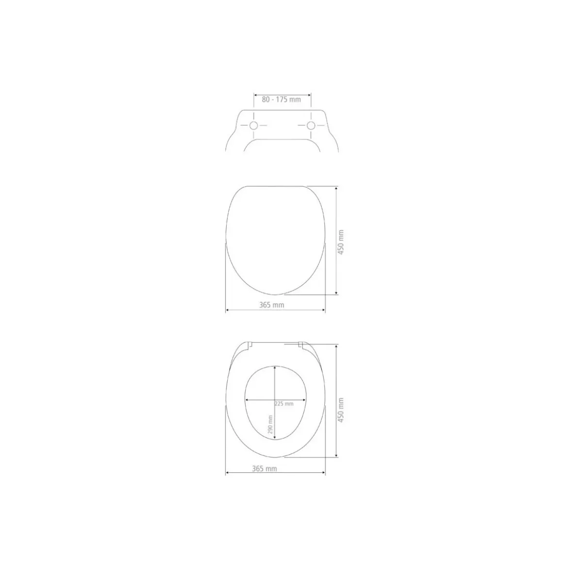 WC-Sitz Polar, Thermoplast, high gloss