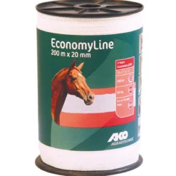 Weidezaunband EconomyLine 200 m 2 cm weiß