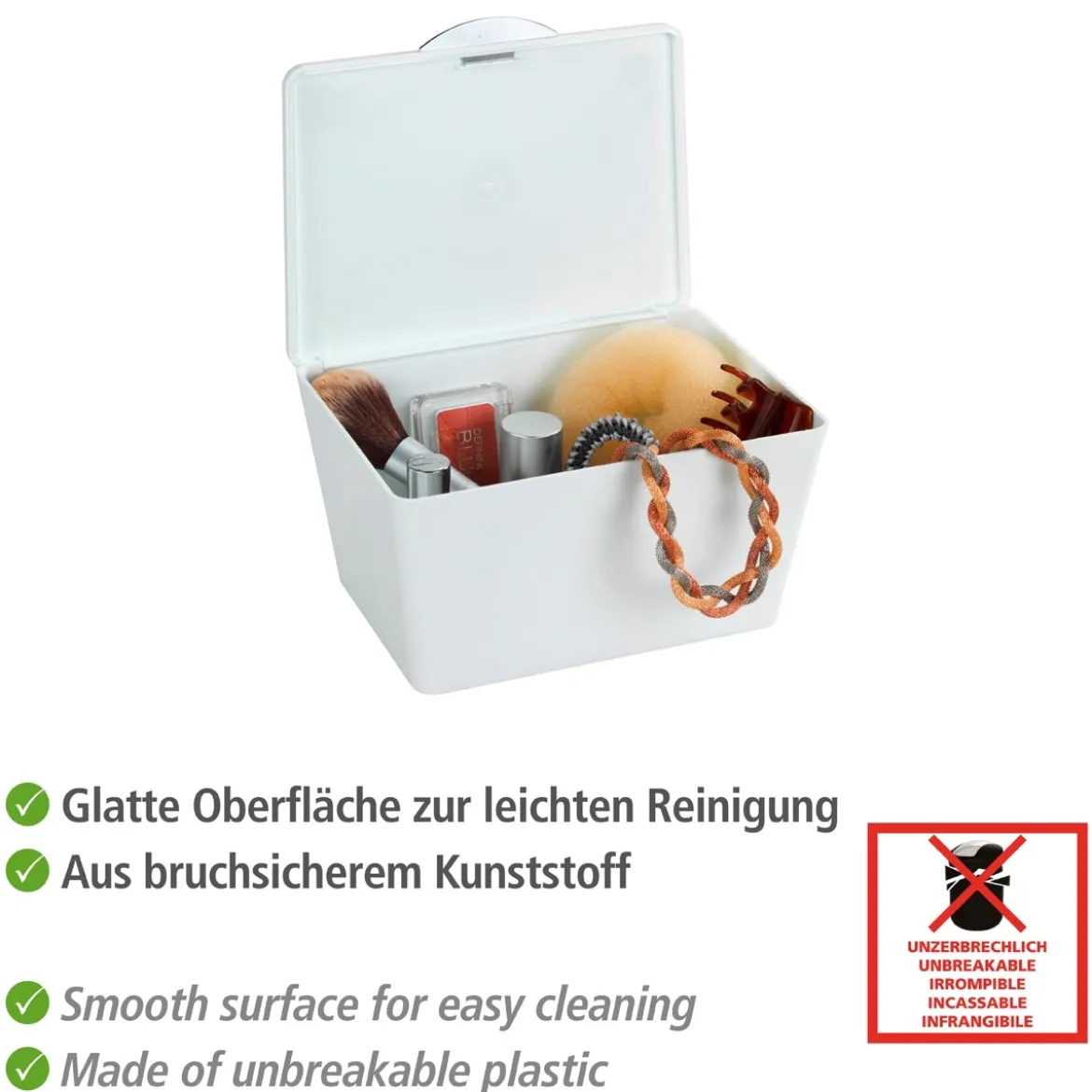 Wenko Aufbewahrungsbox Brasil Weiß