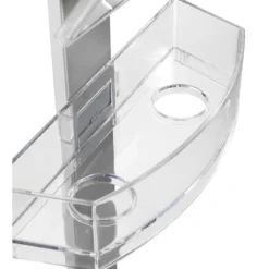 Wenko Duschcaddy Premium mit 2 Ablagen und Edelstahl-Haken