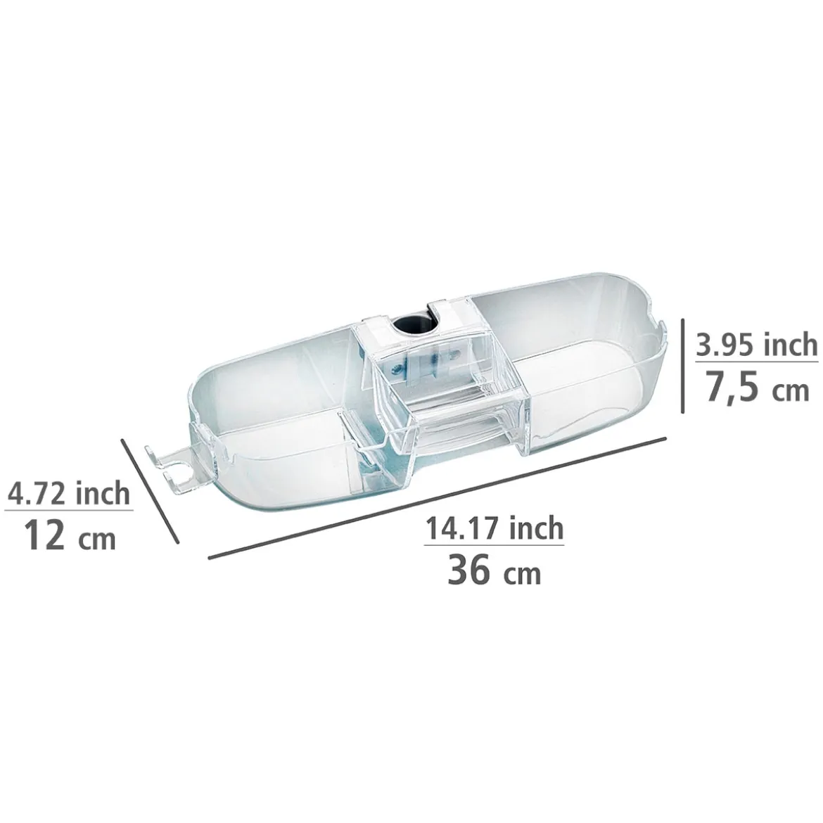 Wenko Duschstangencaddy Premium mit 3 Fächern