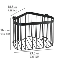 Wenko Eckablage Classic Plus schwarz