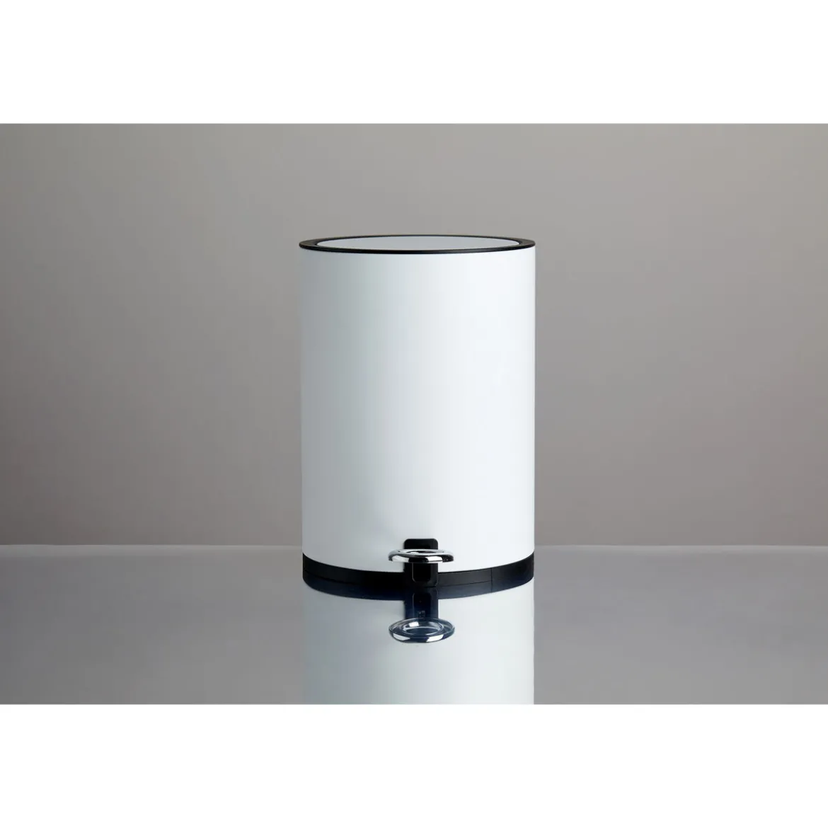 Wenko Kosmetik Treteimer Monza Easy Close weiß 3 L