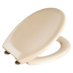 Wenko Premium WC-Sitz Ottana Beige antibakteriell mit Absenkautomatik