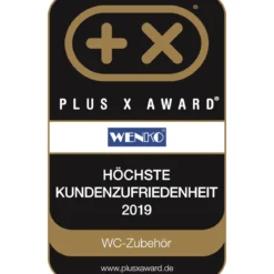 Wenko Schwingdeckeleimer Economic grau