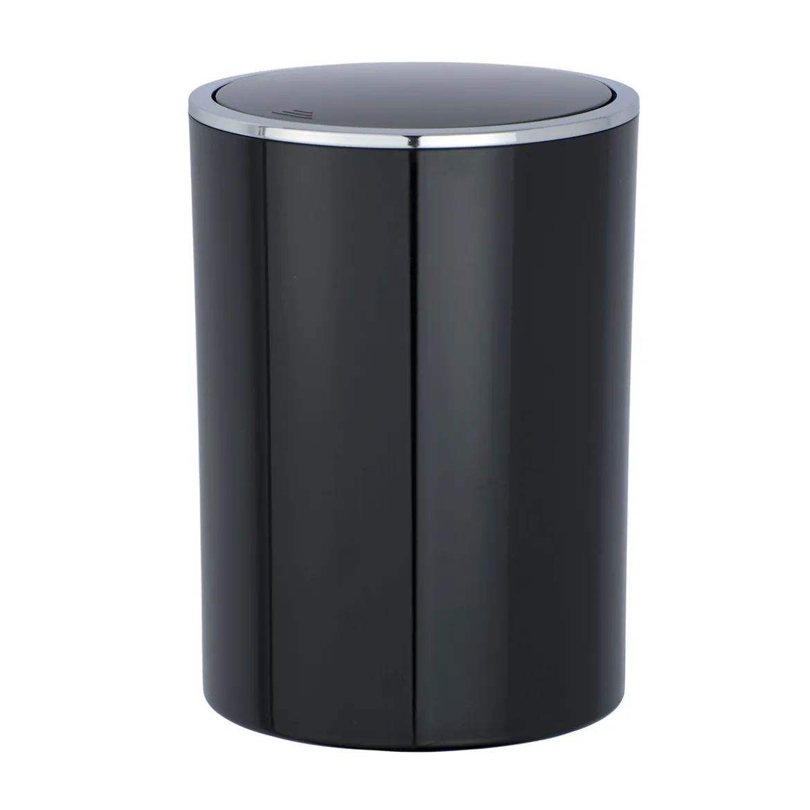 Wenko Schwingdeckeleimer Inca schwarz 5 L