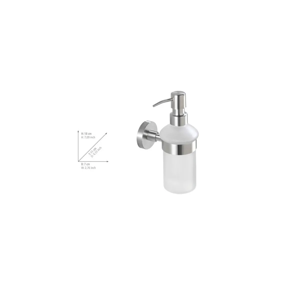 Wenko Seifenspender Bosio matt ca 200 ml