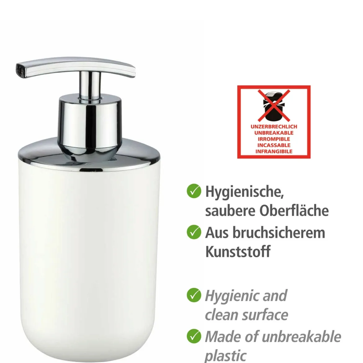 Wenko Seifenspender Brasil weiß 320 ml