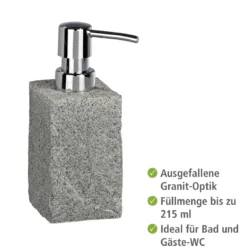 Wenko Seifenspender Granit ca 215 ml