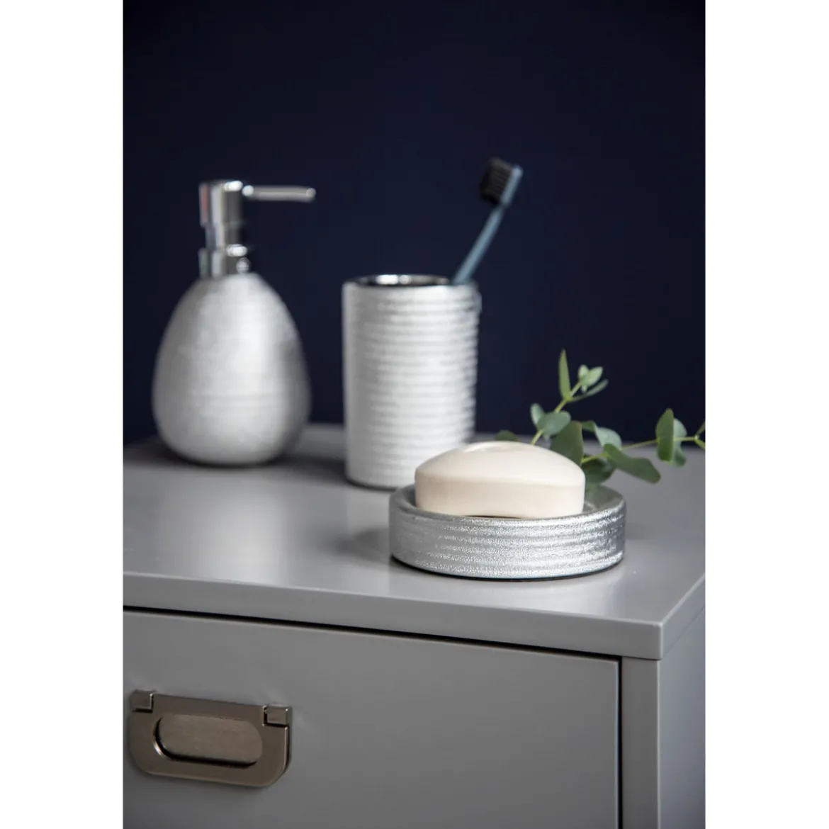 Wenko Seifenspender Polaris Juwel silber 390 ml