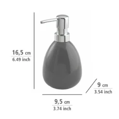Wenko Seifenspender Polaris grau 390 ml