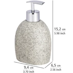 Wenko Seifenspender Puro hellgrau ca 295 ml