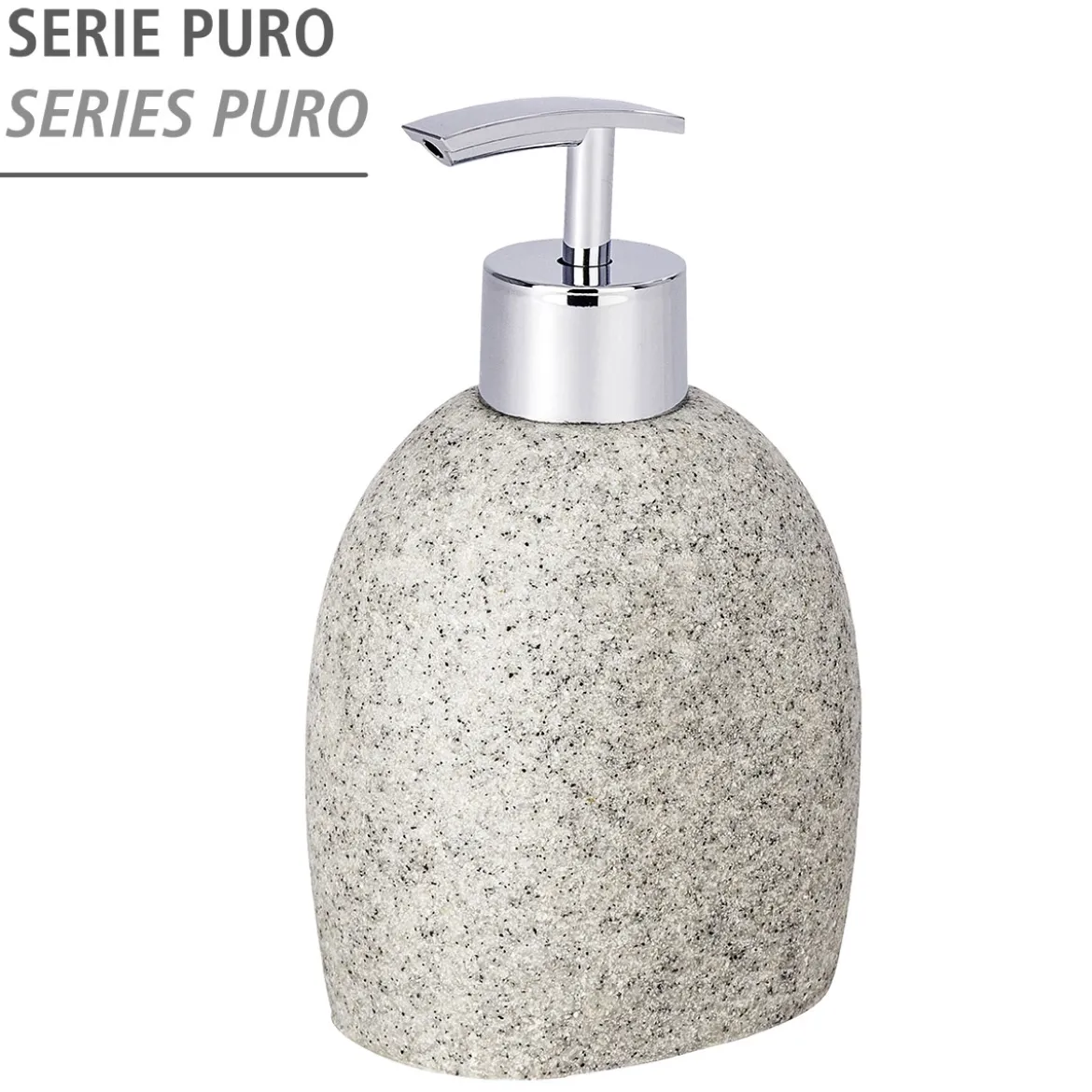 Wenko Seifenspender Puro hellgrau ca 295 ml
