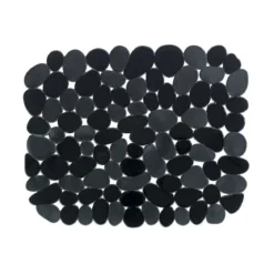 Wenko Spülbeckeneinlage Stone schwarz 31x26cm schützt vor Kratzern, zuschneidbar