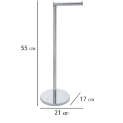 Wenko Stand Toilettenpapierhalter 2 in 1