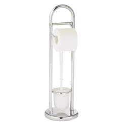 Wenko Stand WC-Garnitur Siena chrom