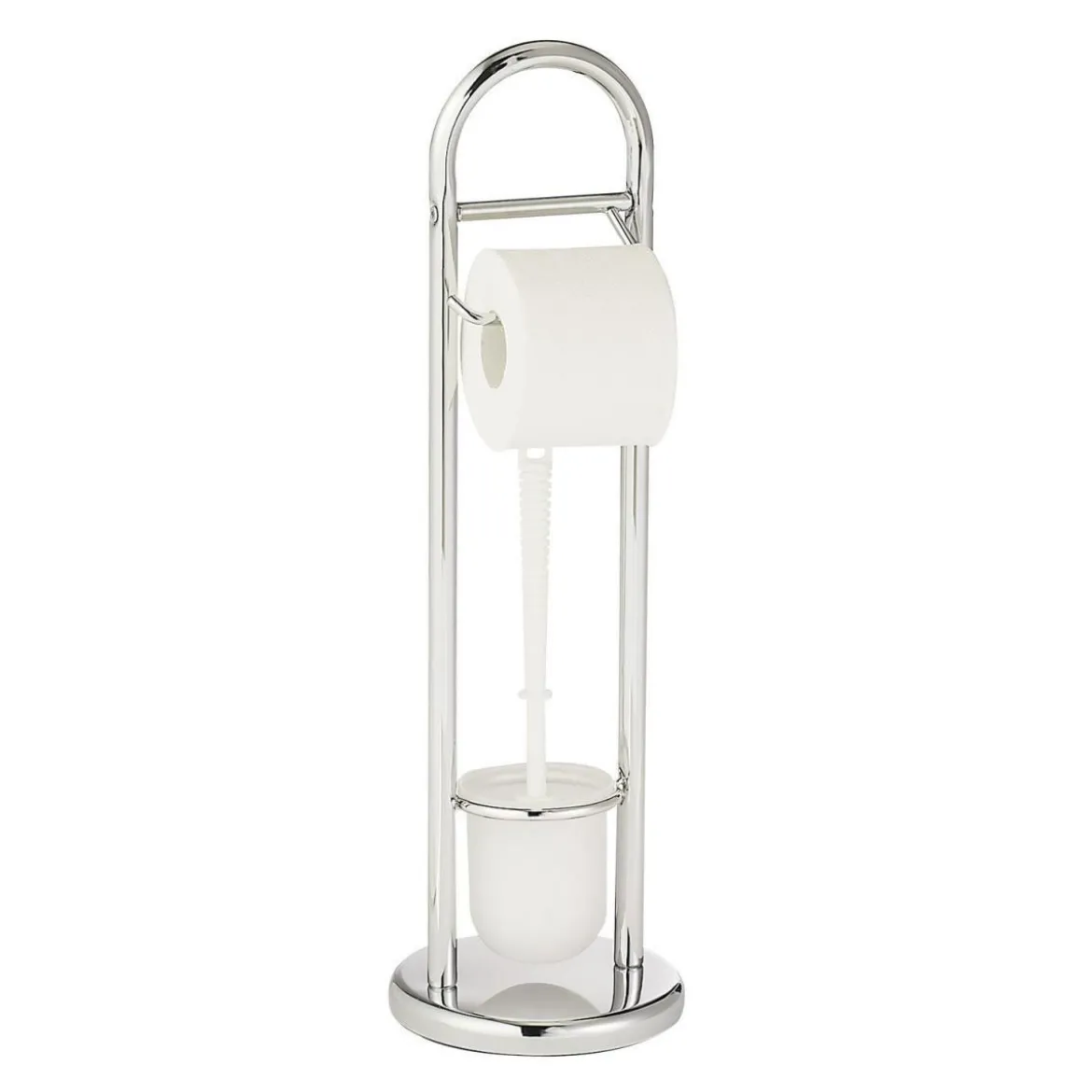 Wenko Stand WC-Garnitur Siena chrom