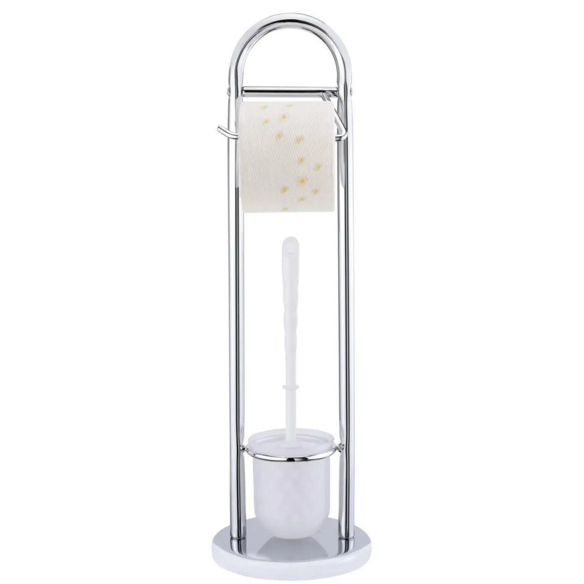 Wenko Stand WC-Garnitur Siena chrom