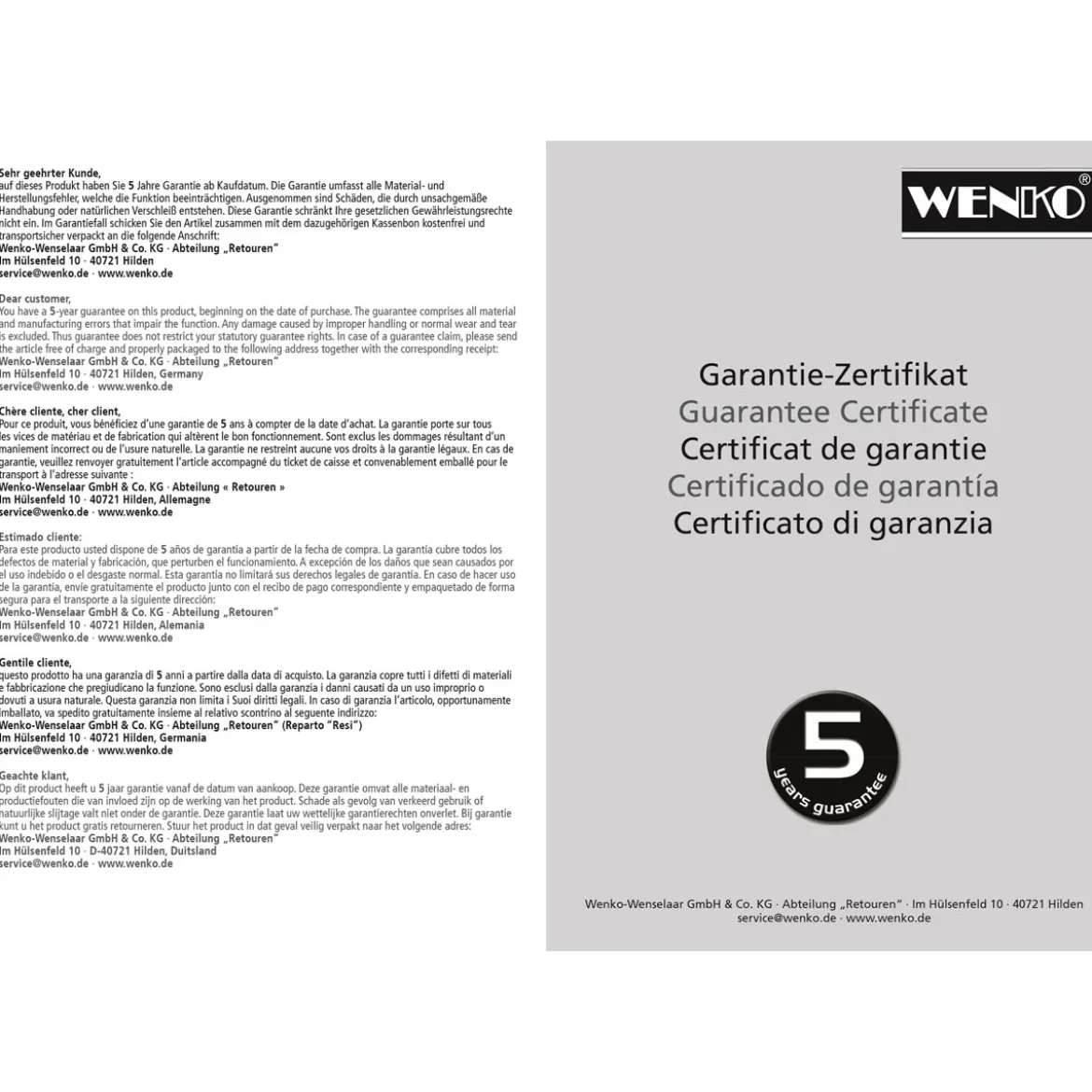 Wenko Turbo-Loc Eckregal 2 Etagen