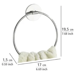 Wenko Turbo-Loc Wand Handtuchring