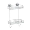 Wenko Vacuum-Loc Wandregal 2 Etagen