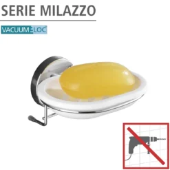 Wenko Vacuum-Loc Wand Seifenablage Milazzo
