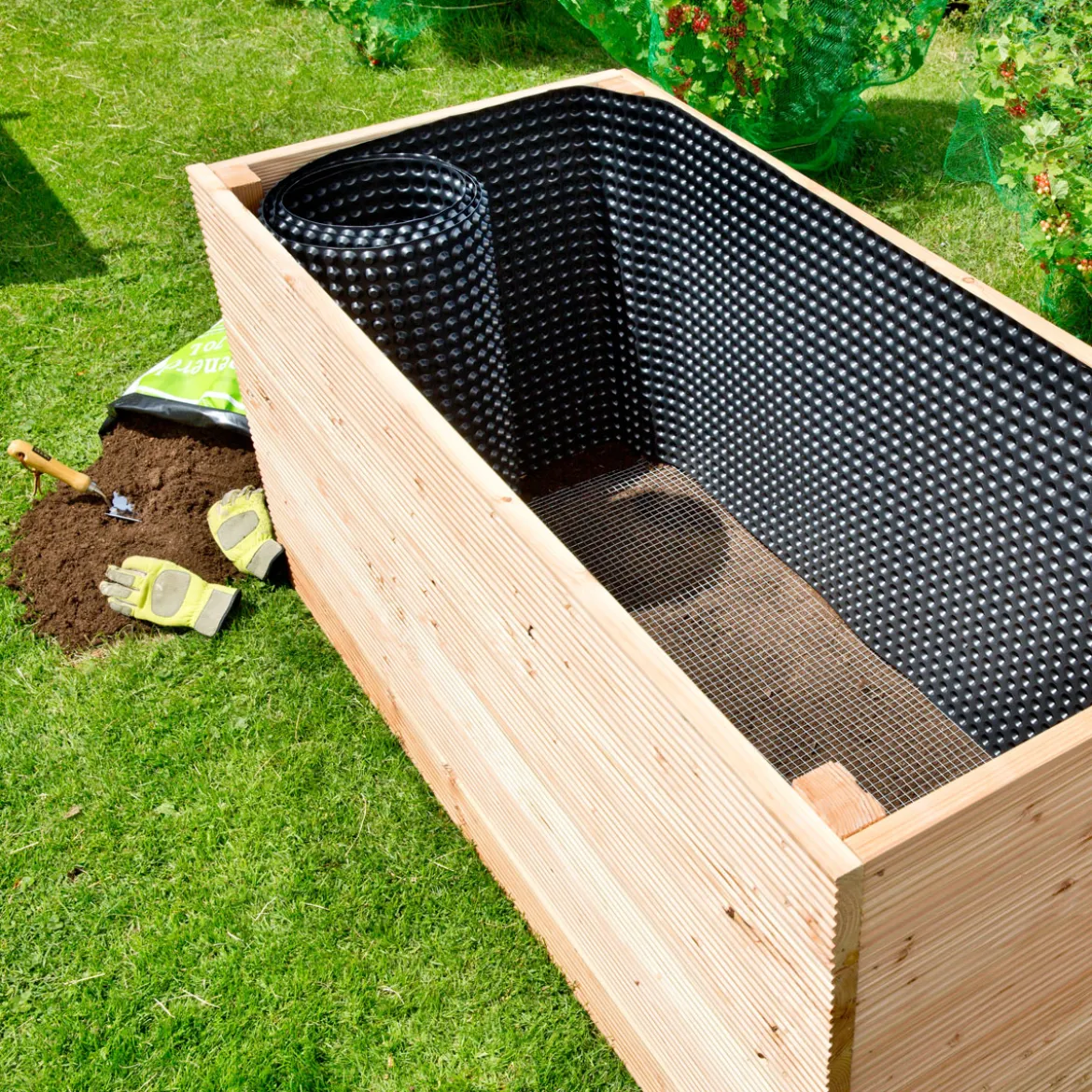 Windhager Hochbeet-Noppenfolie 0,9 x 6,5m