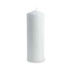 Windlichtkerze XXL Höhe 280 mm Durchmesser 95 mm weiß