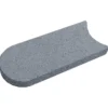 Wingart Granit-Mähkante 24 x 10 cm grau-graphit