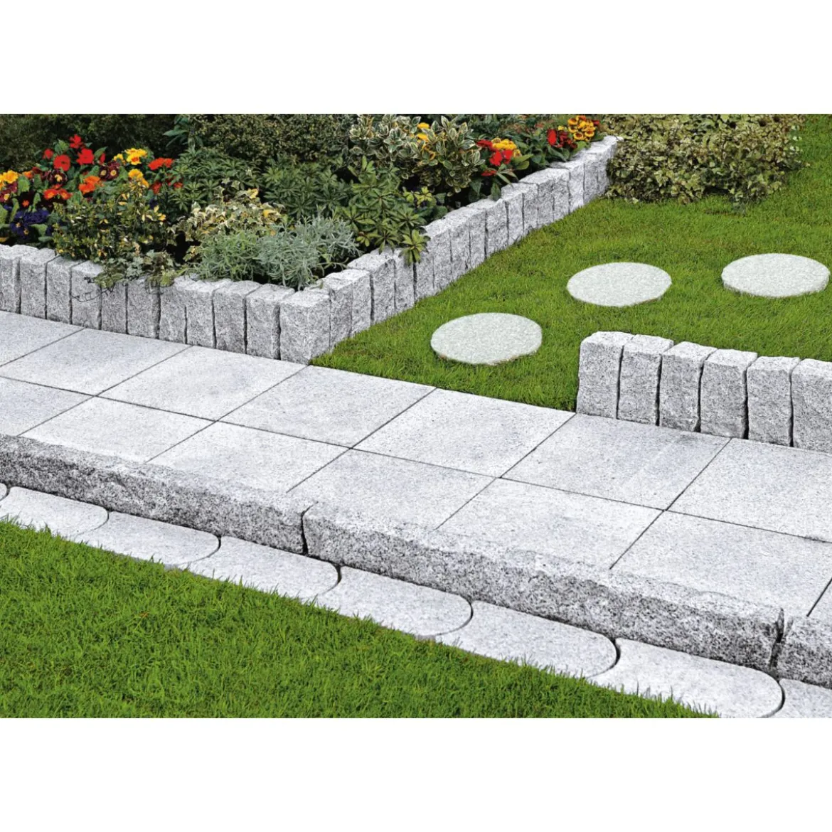 WingartGranitpflaster granit grau 9 x 9 x 5 cm