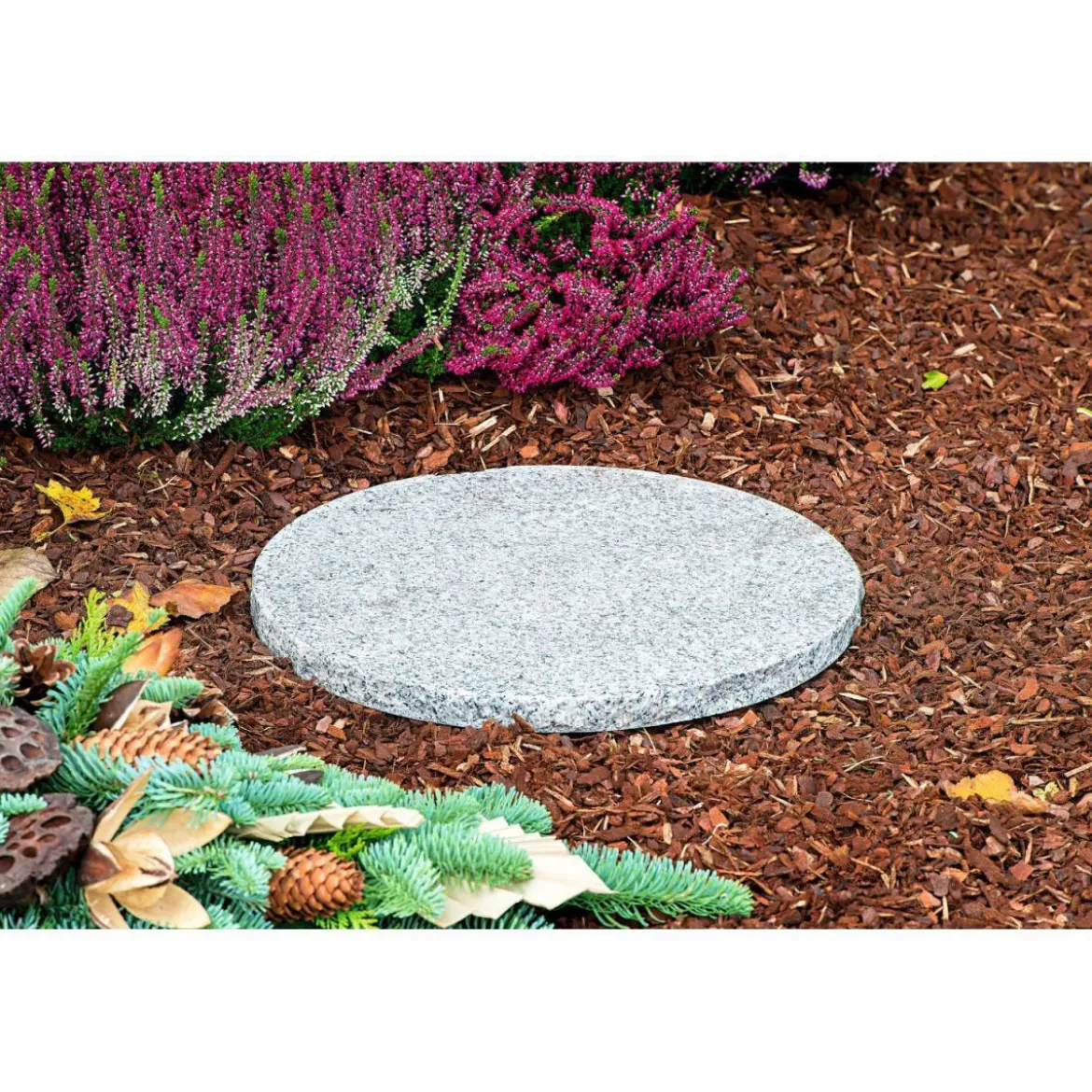 Wingart Granit-Trittstein Durchmesser ca 35 cm