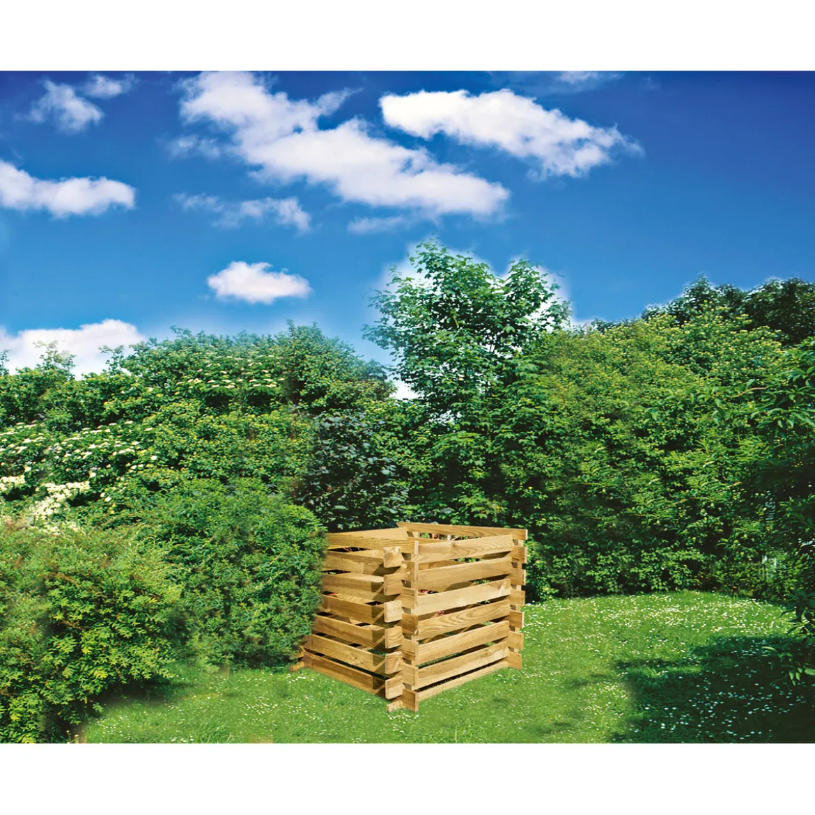 Wingart Komposter natur 100 x 70 x 100 cm